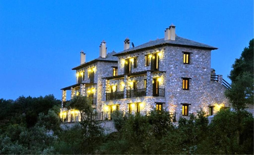 Prasino - Galazio Aparthotel Mouresi Bagian luar foto