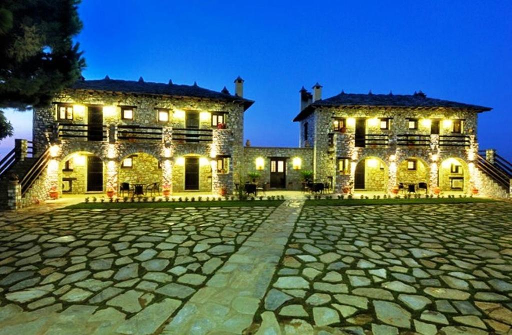 Prasino - Galazio Aparthotel Mouresi Bagian luar foto