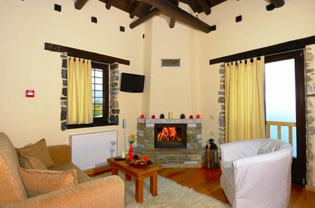 Prasino - Galazio Aparthotel Mouresi Ruang foto