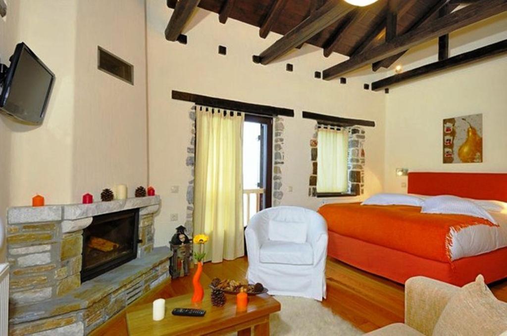 Prasino - Galazio Aparthotel Mouresi Ruang foto
