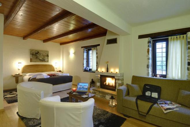 Prasino - Galazio Aparthotel Mouresi Ruang foto